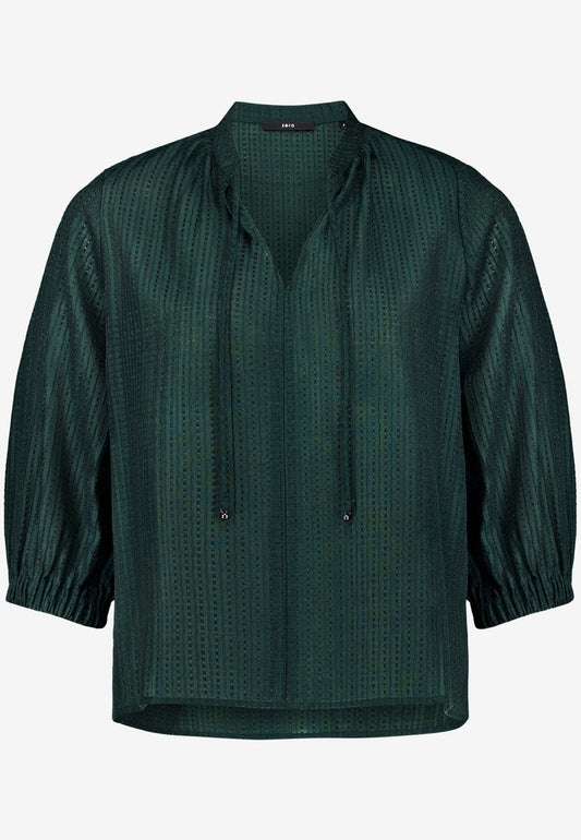 Bluse Kurz 3/4 Arm | color: Grün