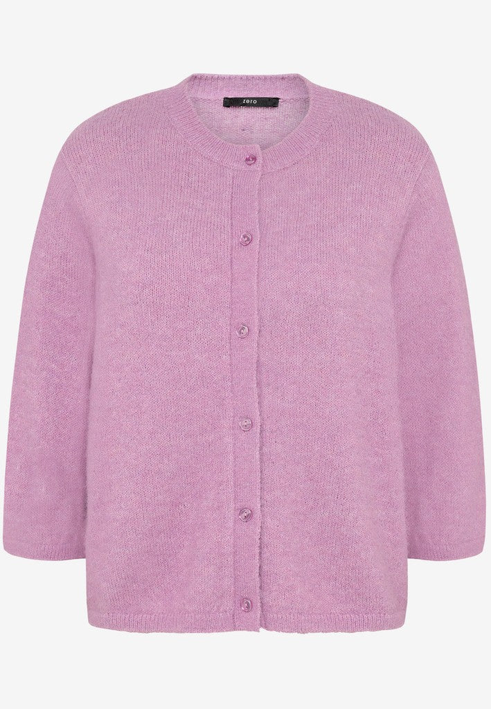 Strickjacke Kurz 3/4 Arm | color: Rosa