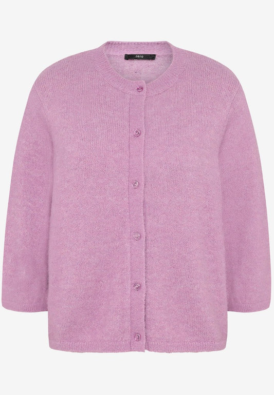 Strickjacke Kurz 3/4 Arm | color: Rosa