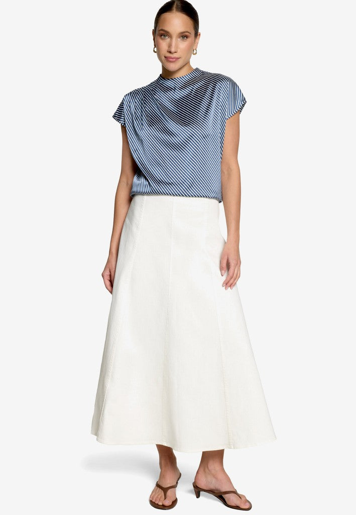 Bluse Kurz 1/2 Arm | color: Blau