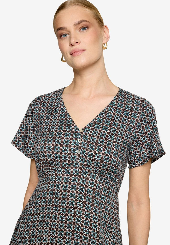 Kleid Kurz 1/2 Arm | color: Mehrfarbig