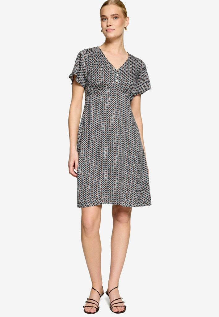 Kleid Kurz 1/2 Arm | color: Mehrfarbig