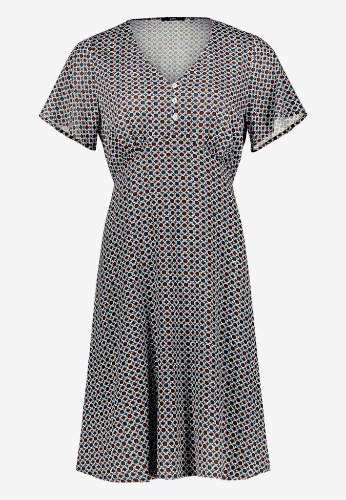 Kleid Kurz 1/2 Arm | color: Mehrfarbig