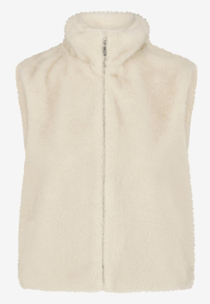 Weste Plüsch | color: Beige