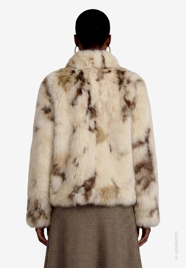Jacke Plüsch | color: Weiß