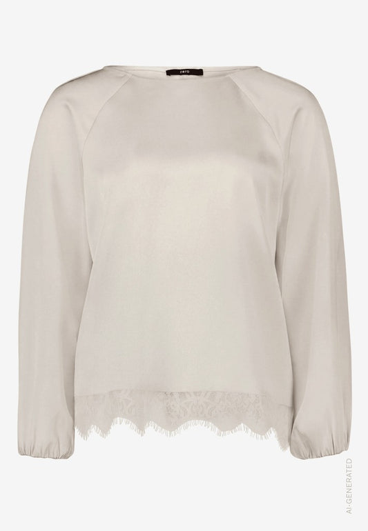 Bluse Kurz 1/1 Arm | color: Beige