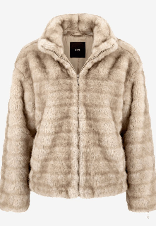 Jacke Plüsch | color: Weiß