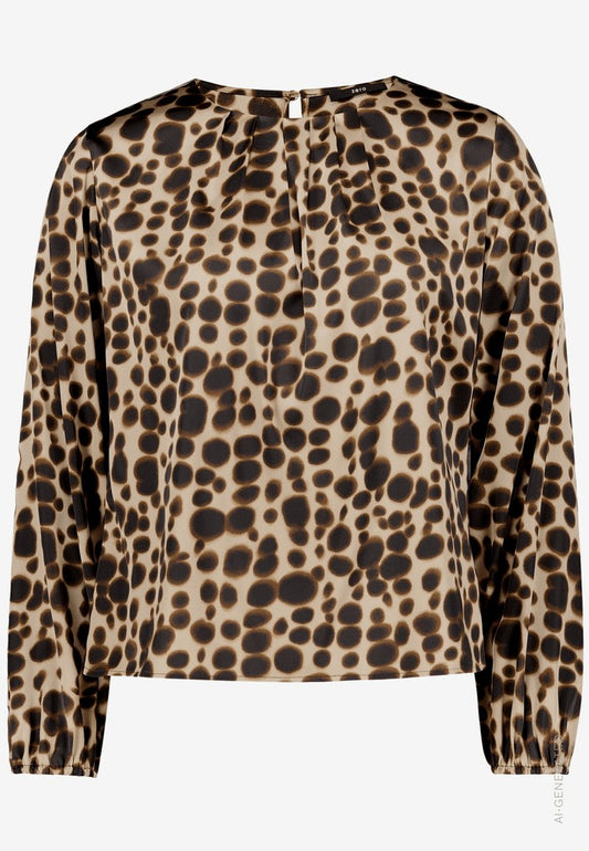 Bluse Kurz 1/1 Arm | color: Braun