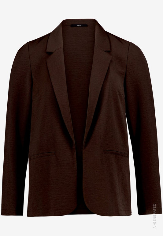 Blazerjacke Lang 3/4 Arm | color: Braun