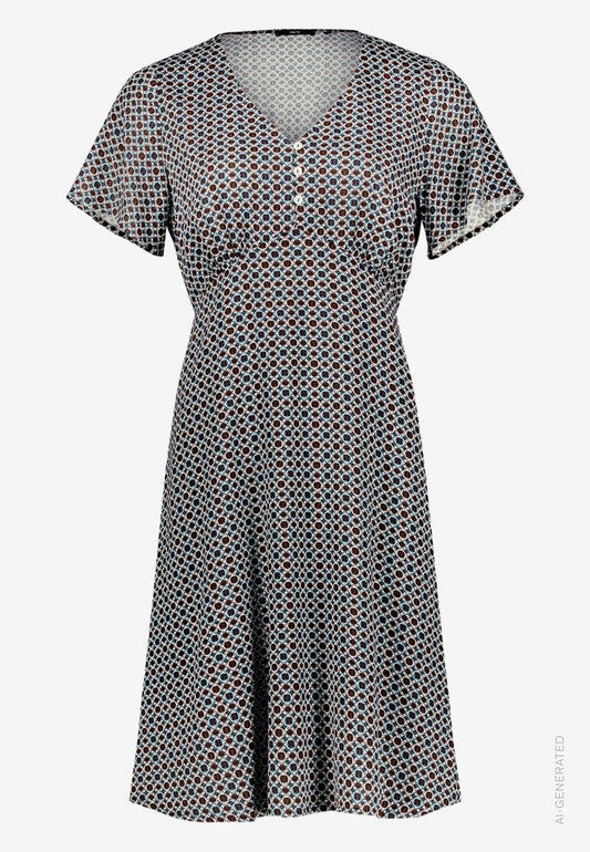 Kleid Kurz 1/2 Arm | color: Mehrfarbig